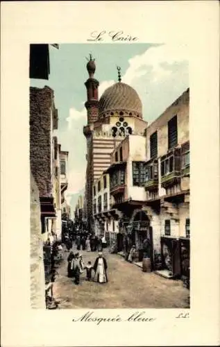 Ak Cairo Kairo Ägypten, blaue Moschee