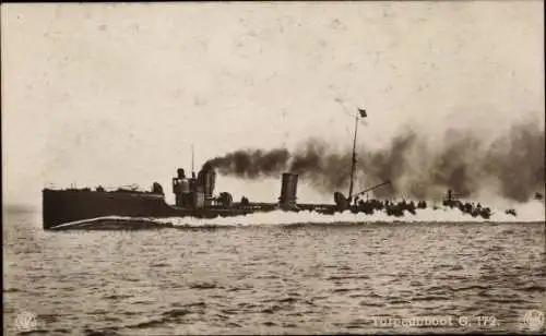 Ak Deutsches Kriegsschiff, Torpedoboot G 172, Kaiserliche Marine, NPG, GLK