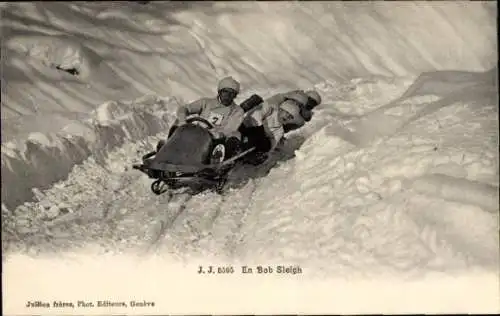 Ak Bobfahrt, Wintersport, Schnee