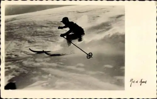 Ak Wintersport, Skifahrer, Schnee