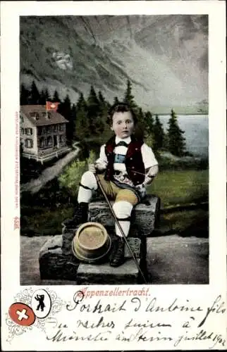 Ak Schweiz, Appenzellertracht