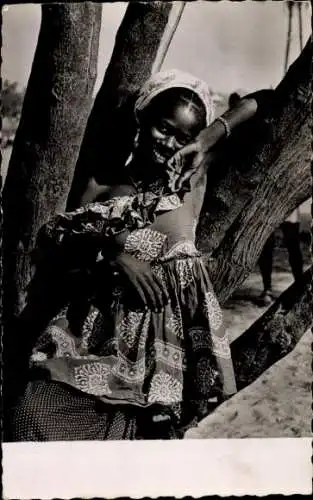 Foto Afrikanerin in Volkstracht, Portrait