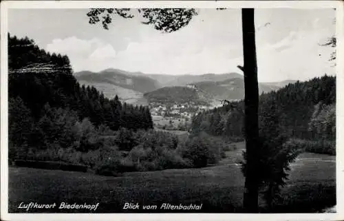 Ak Biedenkopf, Blick vom Altenbachtal auf den Ort