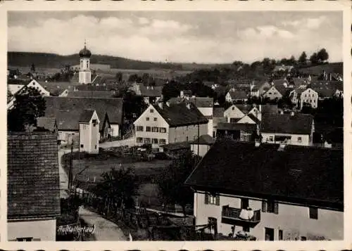 Ak Au in der Hallertau Oberbayern, Teilansicht, Blick über die Dächer