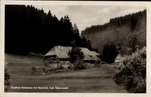 Ak Sommerau Bonndorf im Schwarzwald, Gasthaus