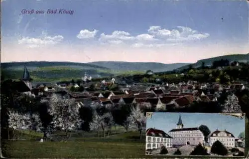 Ak Bad König im Odenwald Hessen, Gesamtansicht