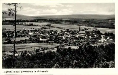 Ak Beerfelden Oberzent im Odenwald, Panorama