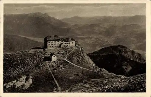 Ak Ramsau im Berchtesgadener Land Oberbayern, Watzmannhaus, Münchnerhaus am Watzmann