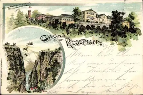 Litho Thale im Harz, Rosstrappe, Hotel, Winzenburg