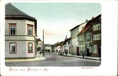 Ak Ohrdruf Thüringen, Marktstraße