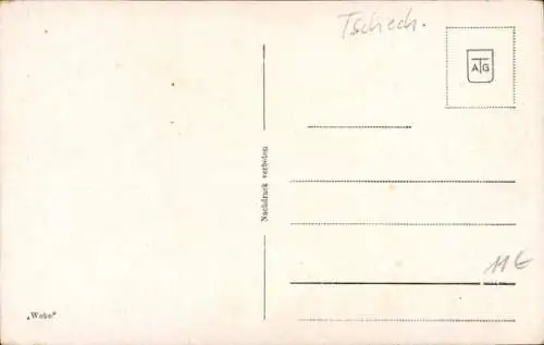 Ak Chomutov Komotau Reg. Aussig, Gastwirtschaft 3. Grundmühle