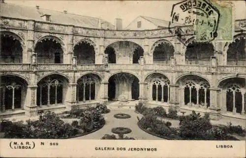 Ak Lisboa Lissabon Portugal, Galeria dos Jeronymos