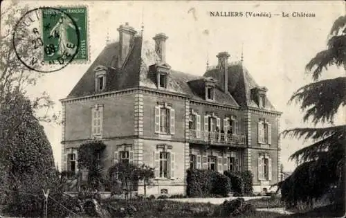 Ak Nalliers Vendee, Chateau