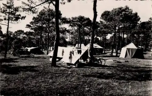 Ak Saint Jean de Monts Vendée, Le Coin de Campeurs