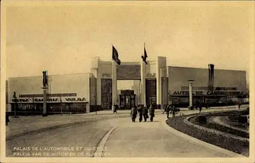 Ak Brüssel Brüssel, Ausstellung 1935, Palais de l’Automobile et du Cycle