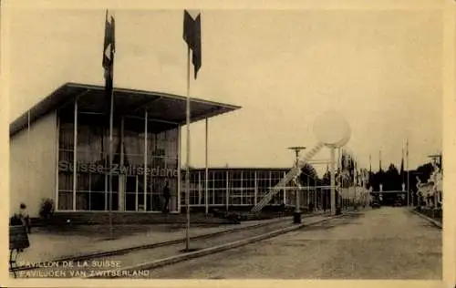 Ak Brüssel Brüssel, Ausstellung 1935, Schweizer Pavillon