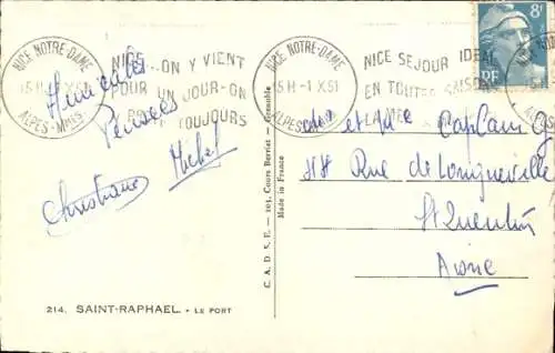 Ak Saint Raphaël Var, Port