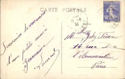 Ak Bellac Haute Vienne, Vue generale