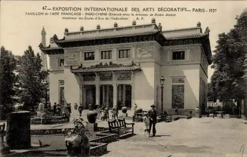 Ak Paris, Ausstellung für dekorative Kunst 1925, Französischer Asien-Pavillon