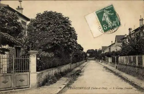 Ak Franconville Val d Oise, Avenue Gounod
