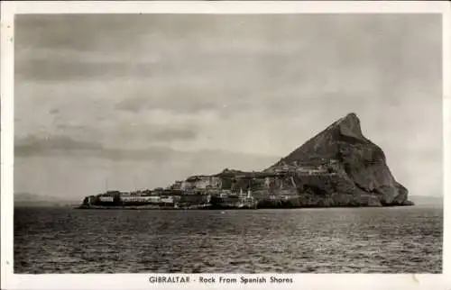 Ak Gibraltar, Felsen von Spanish Shores