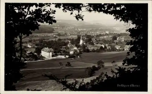 Ak Bolligen Bern Stadt Schweiz, Durchblick zum Ort