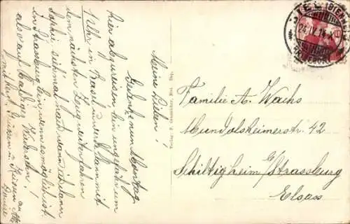 Ak Biel Bienne Kt. Bern, Panorama