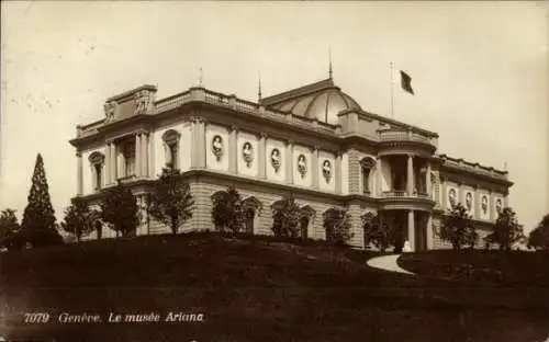 Ak Genève Genf Schweiz, Ariana Museum