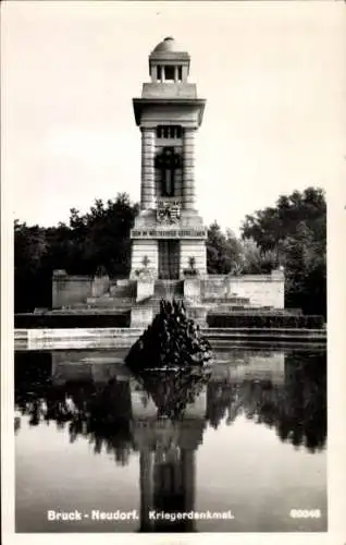 Ak Bruckneudorf im Burgenland, Kriegerdenkmal