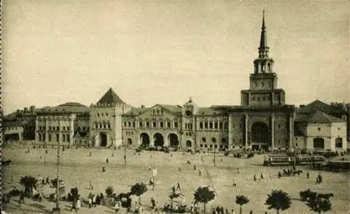 Ak Moskau Russland, Kasaner Bahnhof