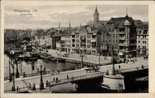 Ak Kaliningrad Königsberg Ostpreußen, Holzbrücke