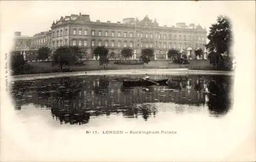 Ak London City England, Buckingham Palace
