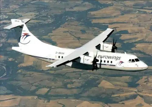 Ak Passagierflugzeug, Eurowings, D BKKK, ATR 42 500