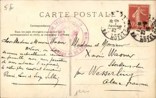 Ak Paris IV, Rathaus, Budgetraum