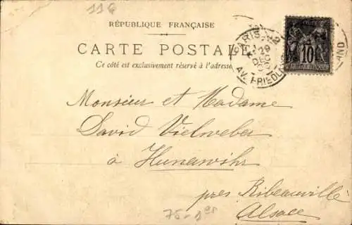 Ak Paris IV, Turm Saint-Jacques