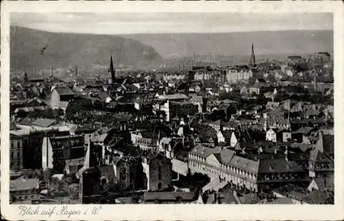 Ak Hagen in Westfalen, Gesamtansicht