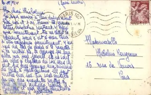 Ak Plailly Oise, Gesamtansicht