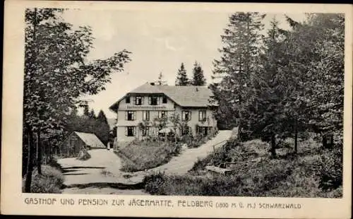 Ak Feldberg im Schwarzwald, Gasthof und Pension zur Jägermatte