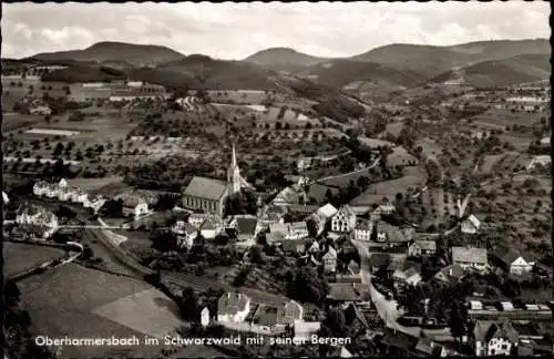 Ak Oberharmersbach im Schwarzwald Baden, Gesamtansicht