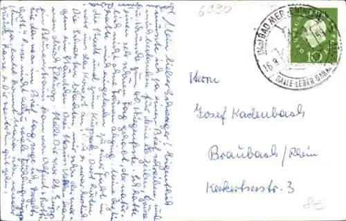 Ak Bad Mergentheim in Tauberfranken, Gesamtansicht