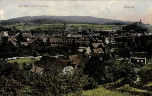 Ak Lorch im Remstal Württemberg, Gesamtansicht, Kloster