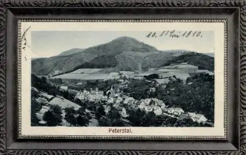 Passepartout Ak Bad Peterstal Griesbach im Schwarzwald Baden, Gesamtansicht