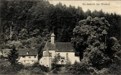 Ak Wolfach im Schwarzwald, St. Jakob