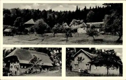 Ak Schuttertal im Schwarzwald, Höhenwirtschaft Sodhof, Gebäude