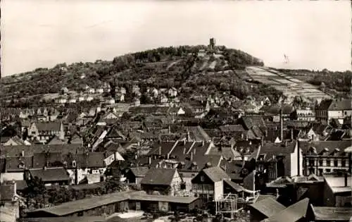 Ak Durbach in Baden, Gesamtansicht mit Turmberg