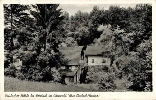 Ak Weisbach Waldbrunn im Necker Odenwald Kreis, Weisbacher Mühle