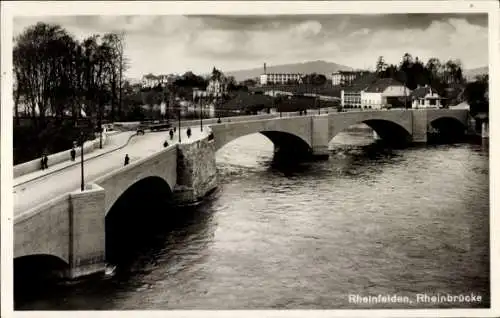 Ak Rheinfelden in Baden, Rheinbrücke