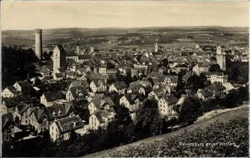 Ak Ravensburg in Württemberg Oberschwaben, Gesamtansicht