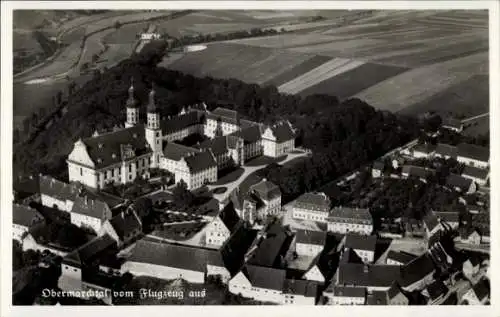 Ak Obermarchtal in Württemberg, Panorama, Fliegeraufnahme