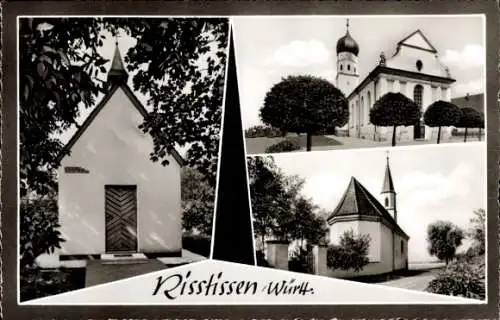 Ak Risstissen Rißtissen Ehingen an der Donau Oberschwaben, Kirche